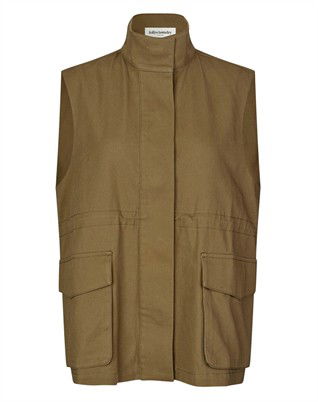 Ami LL Vest - Dusty Green